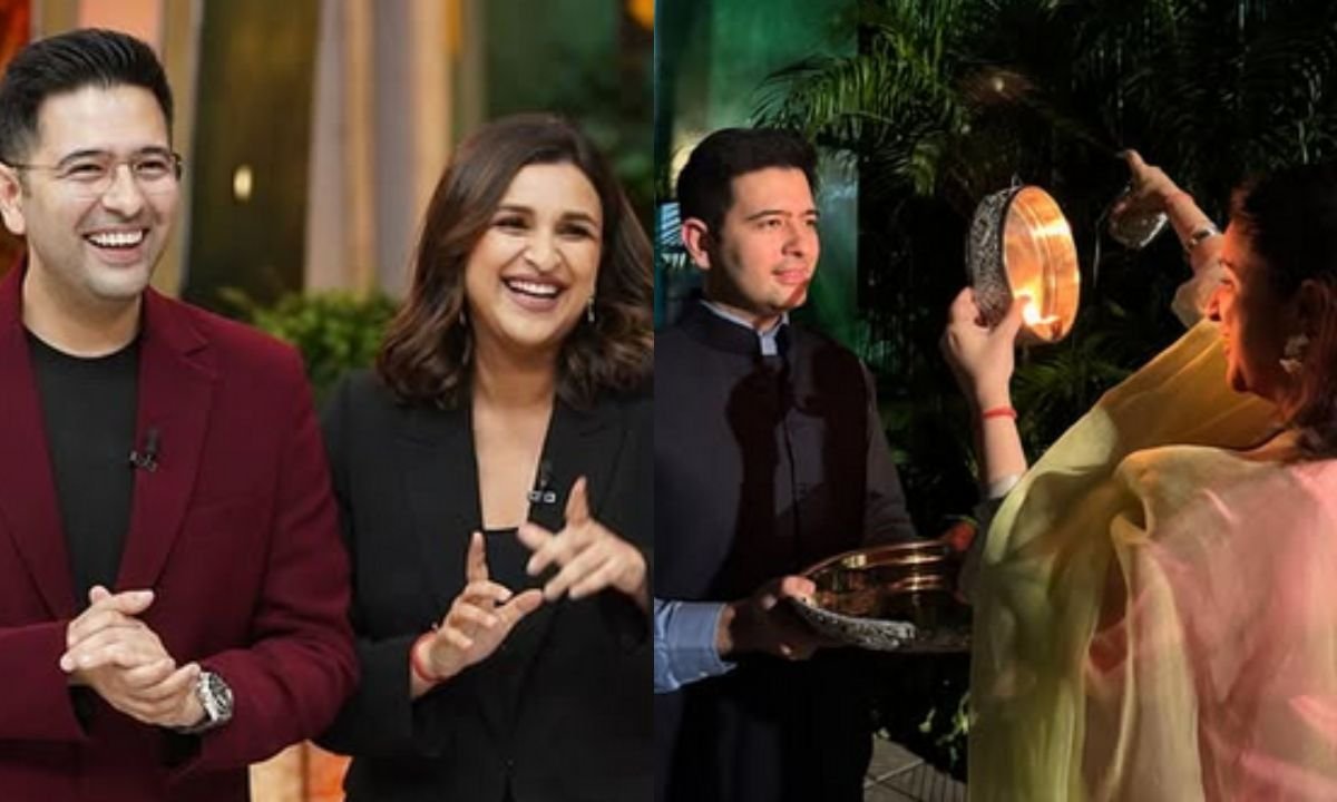 Parineeti Chopra celebrates Karwa Chauth with husband Raghav Chadha