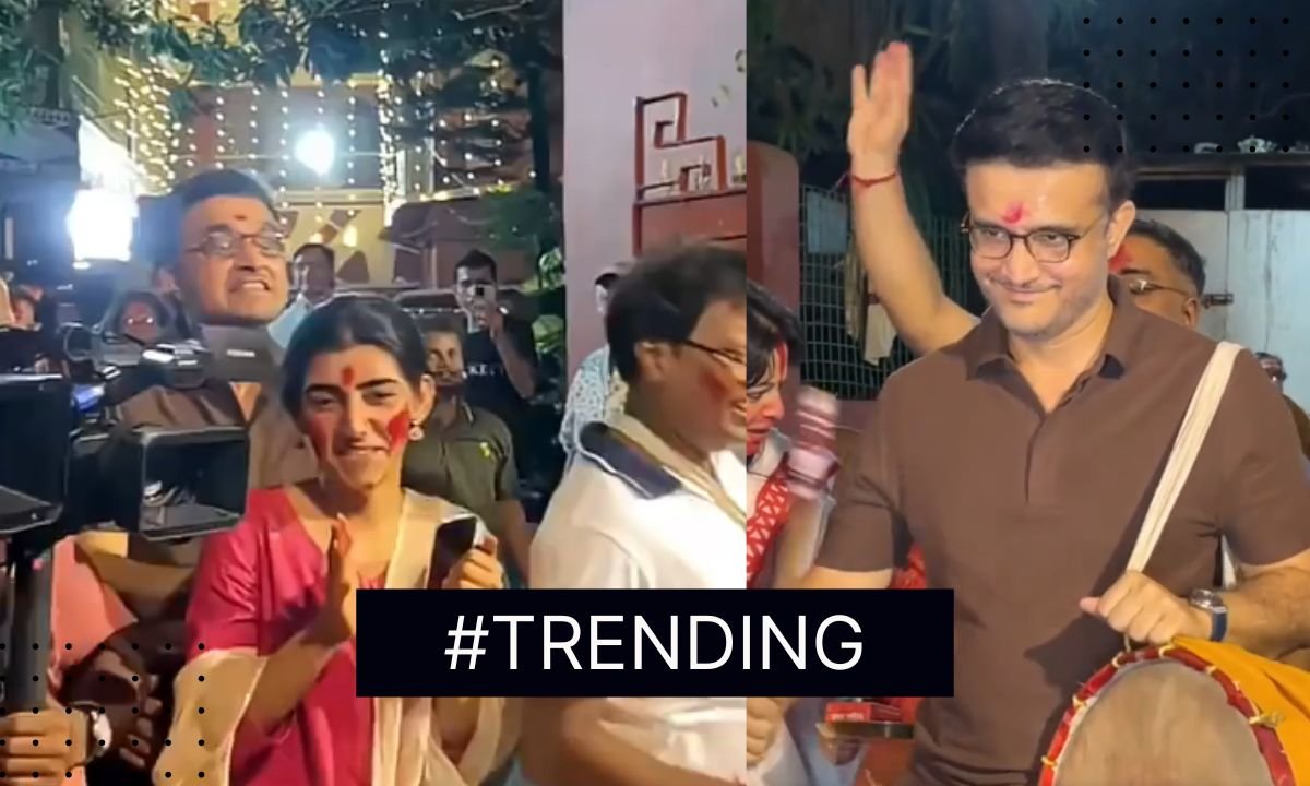 Sourav Ganguly Spotted Dancing In Durga Puja Visarjan