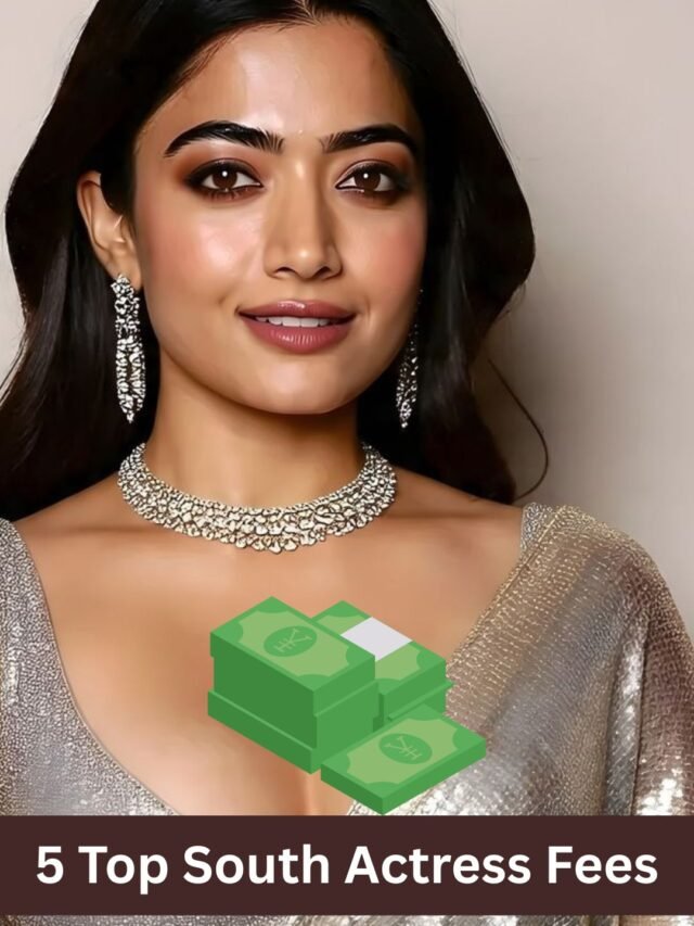 Top 5 South Actress Fees 🤑